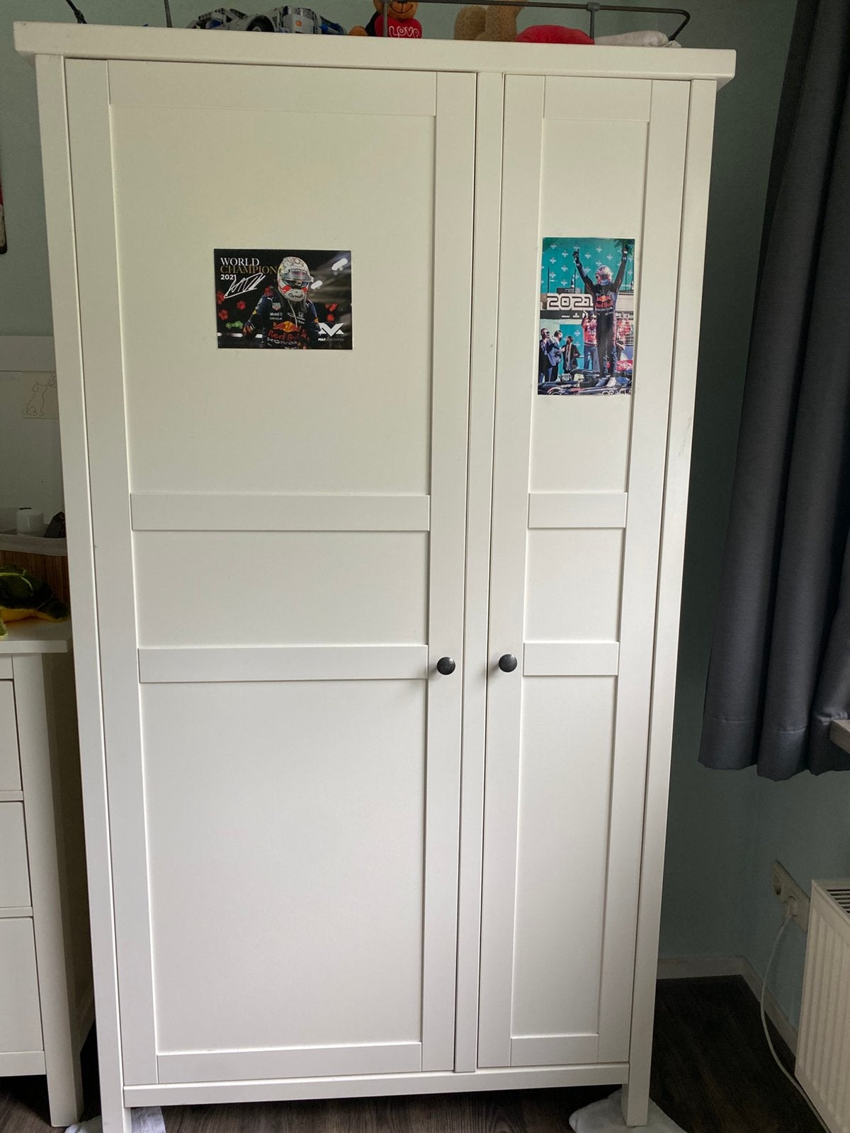 IKEA Hemnes kledingkast hang/leg - wit, Ophalen, Gebruikt, 25 tot 50 cm, 150 tot 200 cm