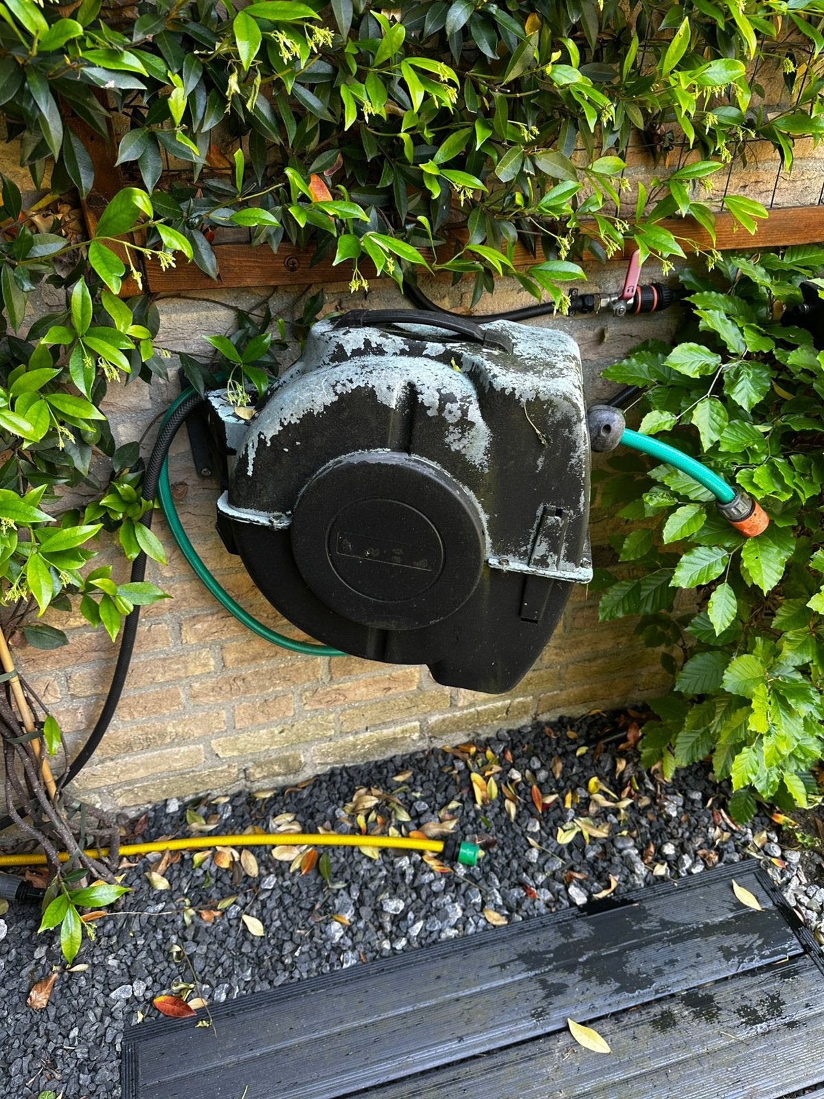 Tuinhaspel 10 meter, Tuin en Terras, Tuinslangen, Ophalen, Gebruikt, Tuinslang