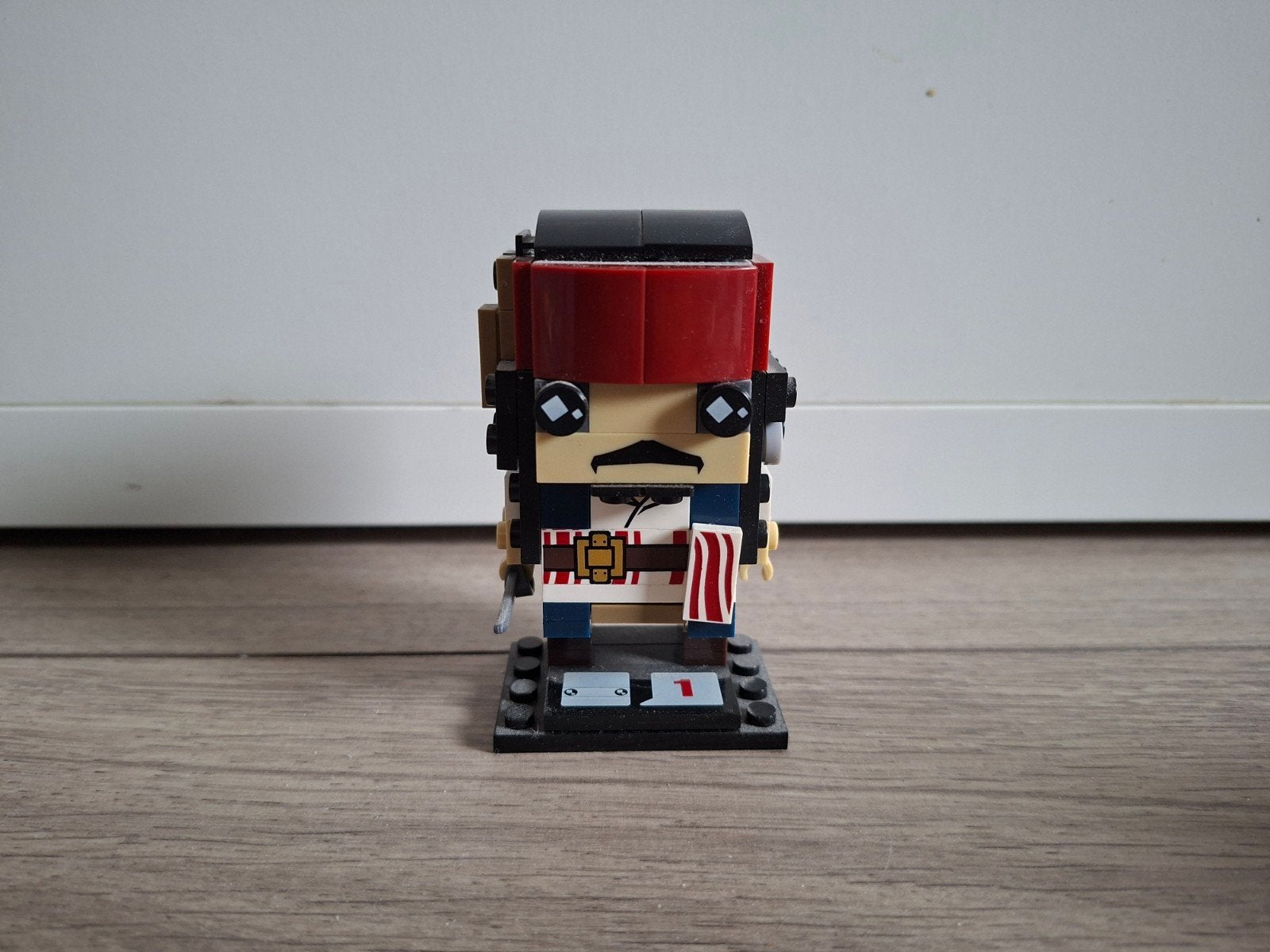 Jack Sparrow Brickhead (geen echte lego), Ophalen of Verzenden, Zo goed als nieuw