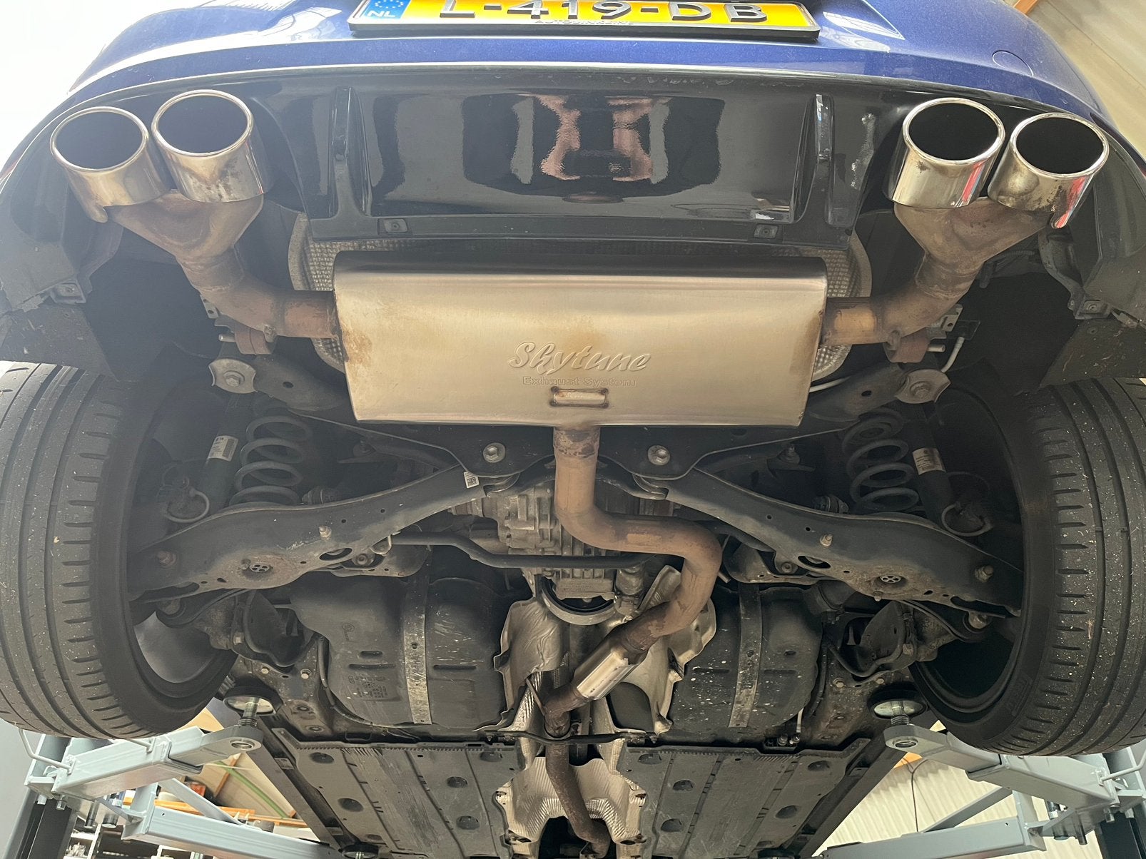 Skytune RVS catback Uitlaat Golf 7R / Audi S3, Ophalen, Gebruikt, Audi