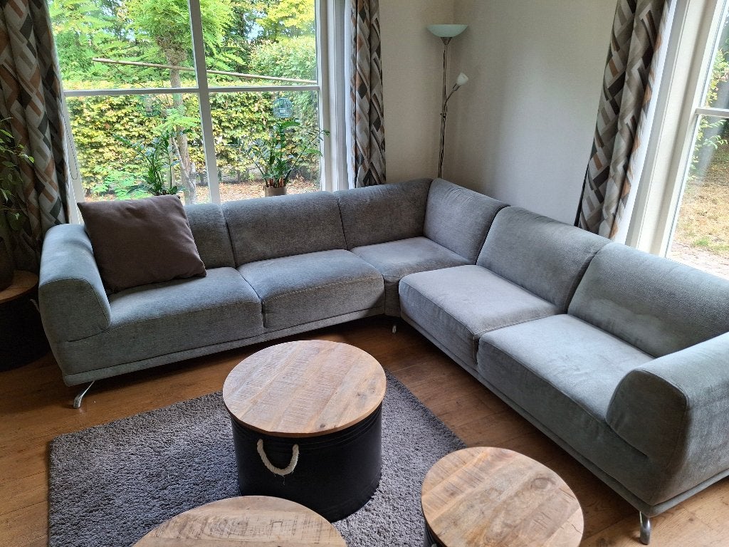 Mooie hoekbank, Ophalen, 250 tot 300 cm, Hoekbank, Zo goed als nieuw