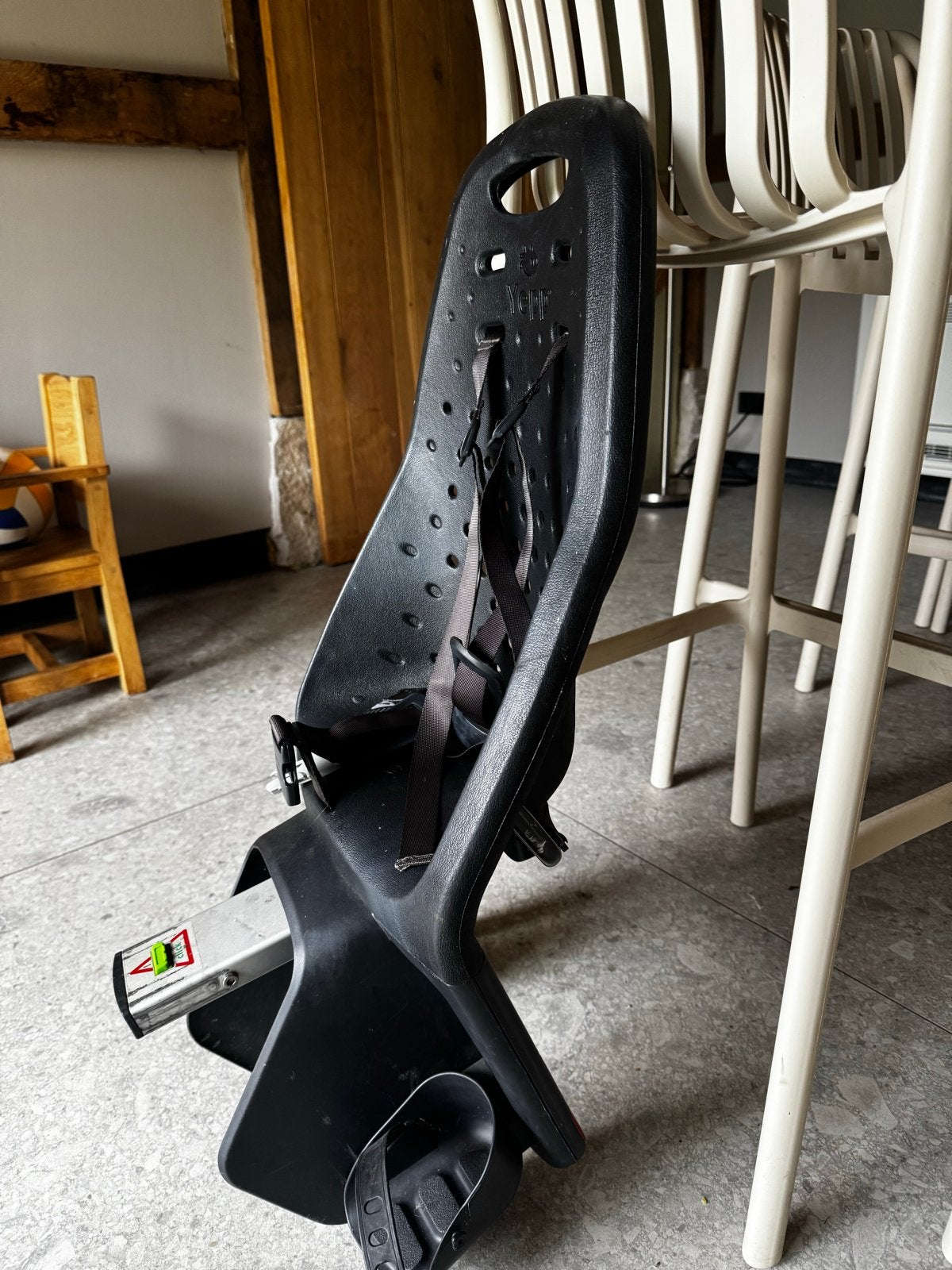 Yepp Fietsstoeltje Achterzitje Zwart, Ophalen, Achterzitje, 9 t/m 36 kg, Gebruikt