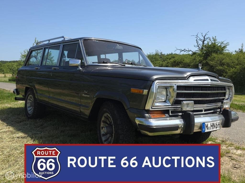 Jeep Grand Wagoneer | 1986 | Route 66 Auctions, Auto's, Jeep, Overige carrosserieën, Zwart, Bedrijf