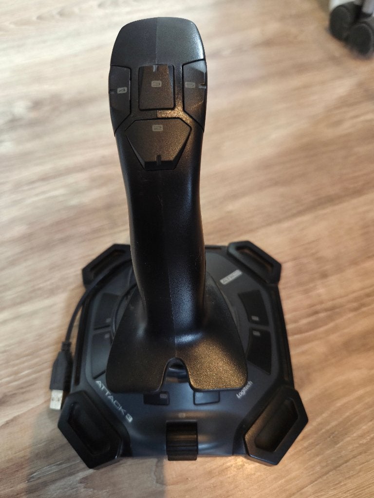 Logitech Attack 3 joystick in nieuwstaat, Ophalen of Verzenden, Zo goed als nieuw, Logitech