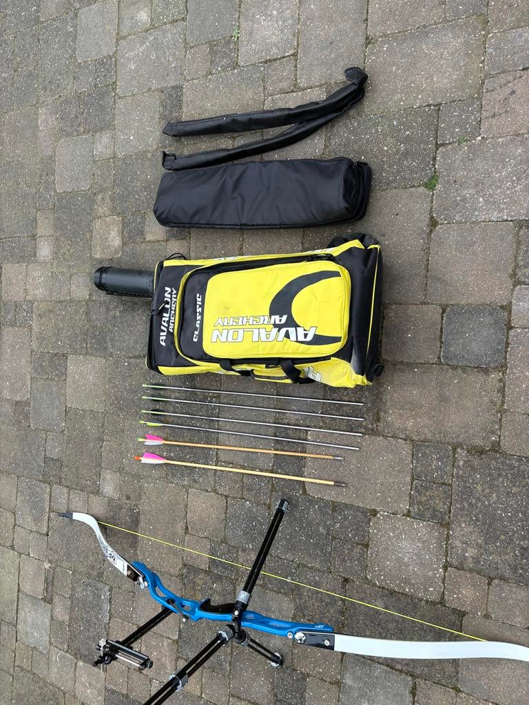 Complete Handboog SF Archery Set - Recurveboog met Accessoir, Sport en Fitness, Handboogschieten, Ophalen of Verzenden, Gebruikt