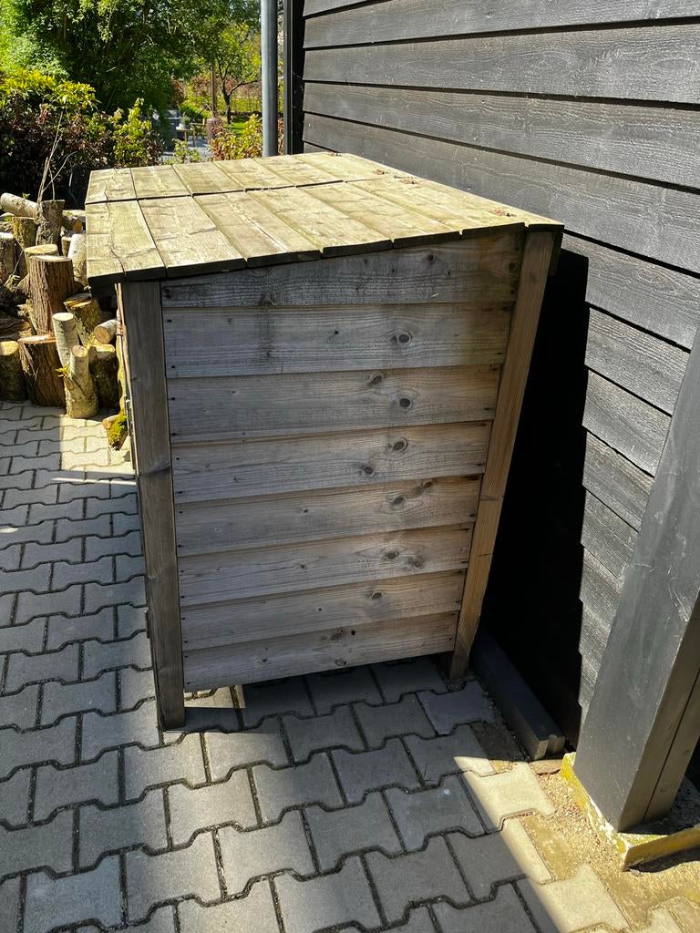 Houten container ombouw, Ophalen, Gebruikt, Hout, Containerberging