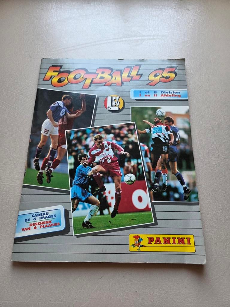 Panini België voetbal 1995 1e en 2e afdeling compleet, Ophalen of Verzenden