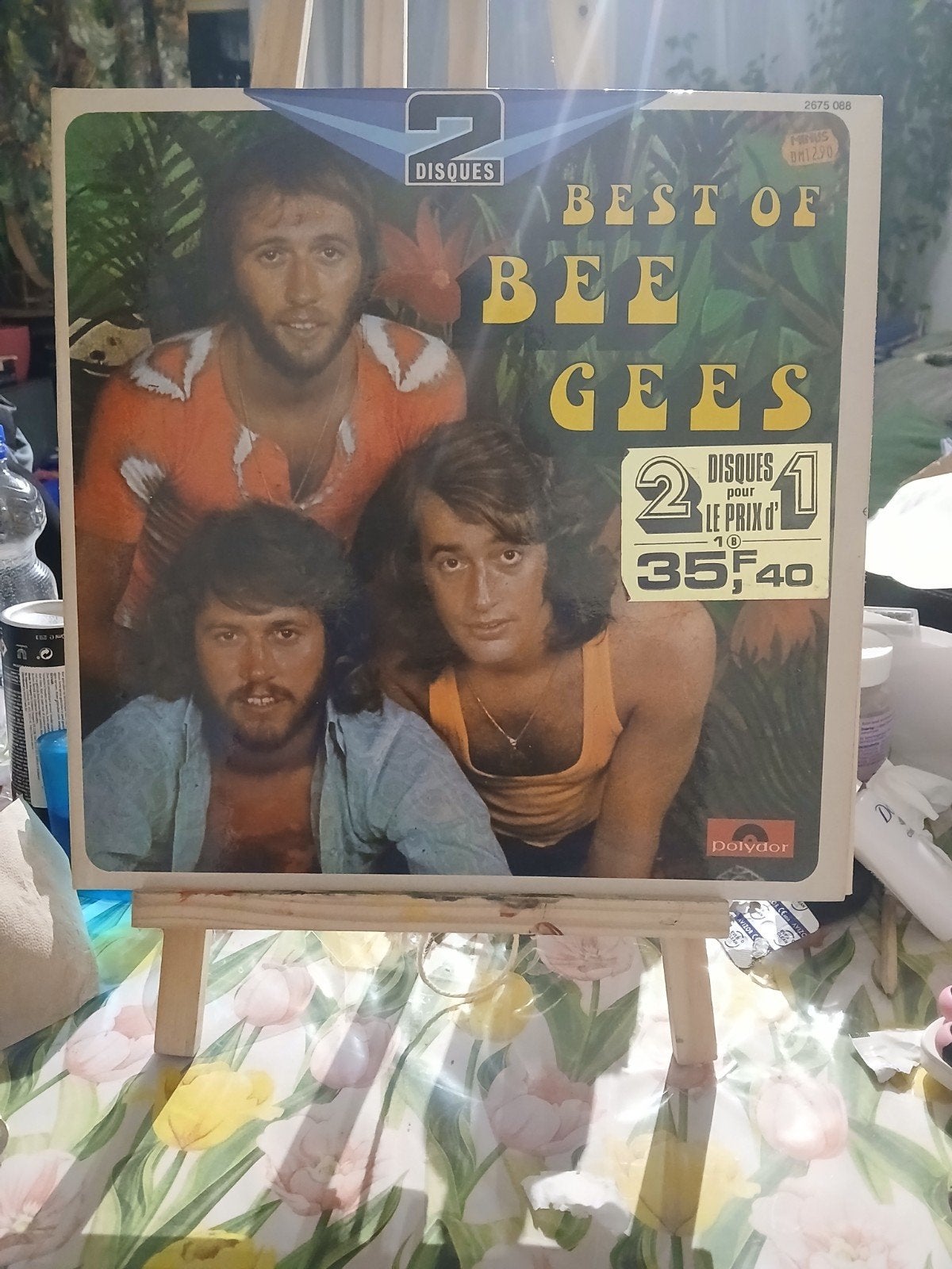 Bee Gees - Best Of Bee Gees (2 Disques) 2 lp, Gebruikt, Pop, Complilatie, Ophalen of Verzenden