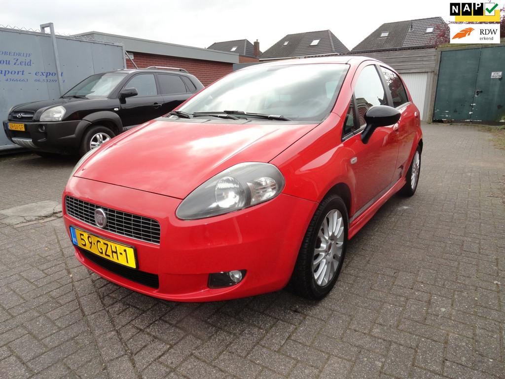 Fiat Grande Punto 1.4 SPORT NeroBianco (KM 168228 NAP AIRCO), Voorwielaandrijving, 4 cilinders, 400 kg, Grande Punto