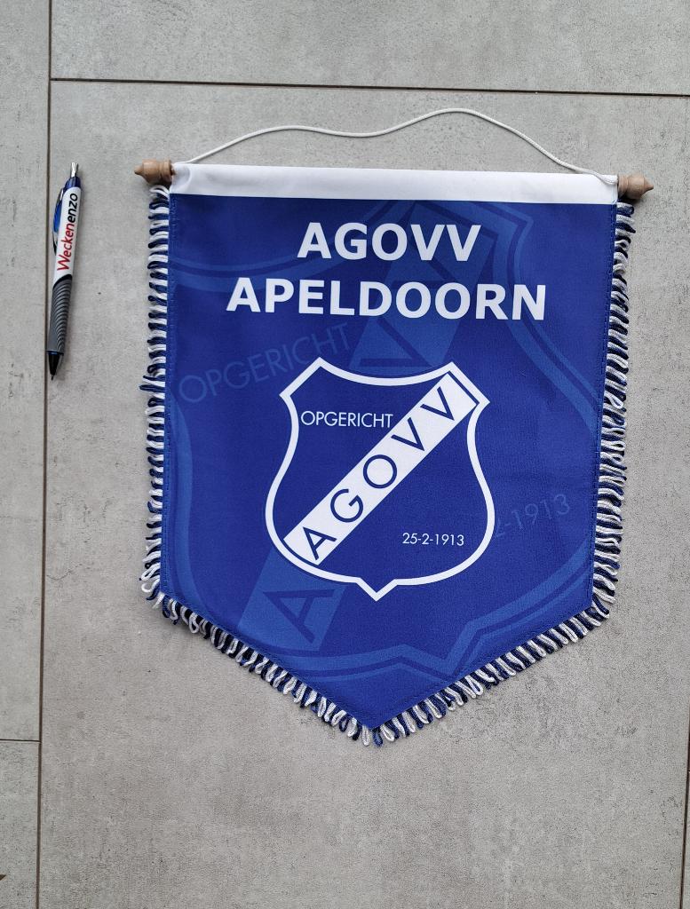 vaantje AGOVV Apeldoorn, Verzamelen, Sportartikelen en Voetbal, Ophalen of Verzenden, Zo goed als nieuw, Overige binnenlandse clubs