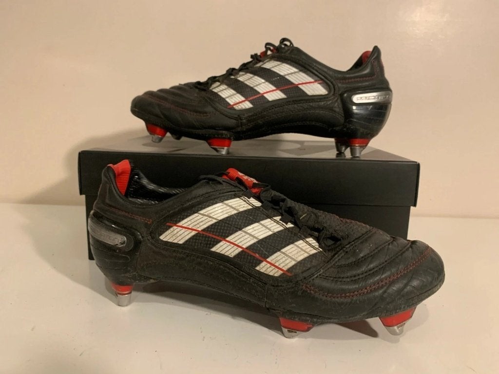 Adidas Predator Powerswerve Pulse Red 10,5 10 44 2/3 blue wh, Gebruikt, Maat XS of kleiner, Schoenen, Ophalen of Verzenden