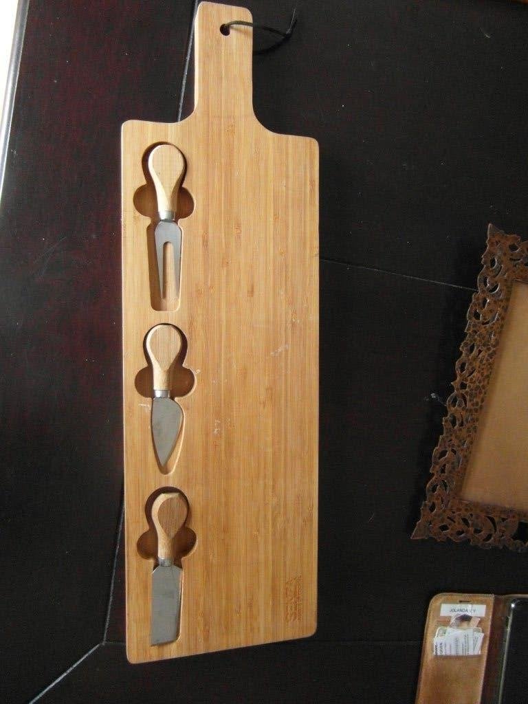 kaasplank serveerplank tapasplank 56 cm L van Senza, Hout, Snij-/serveerplank, Ophalen of Verzenden, Zo goed als nieuw