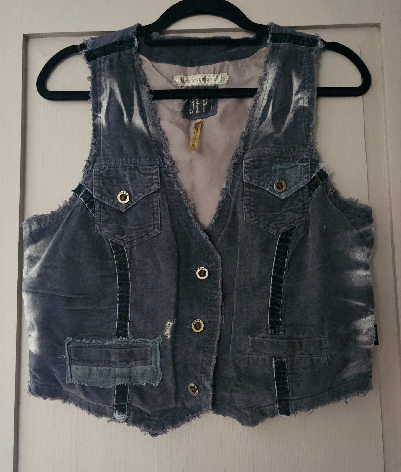 Dept gilet maat M., Kleding | Dames, Truien en Vesten, Maat 38/40 (M), Ophalen of Verzenden, Grijs, Gedragen