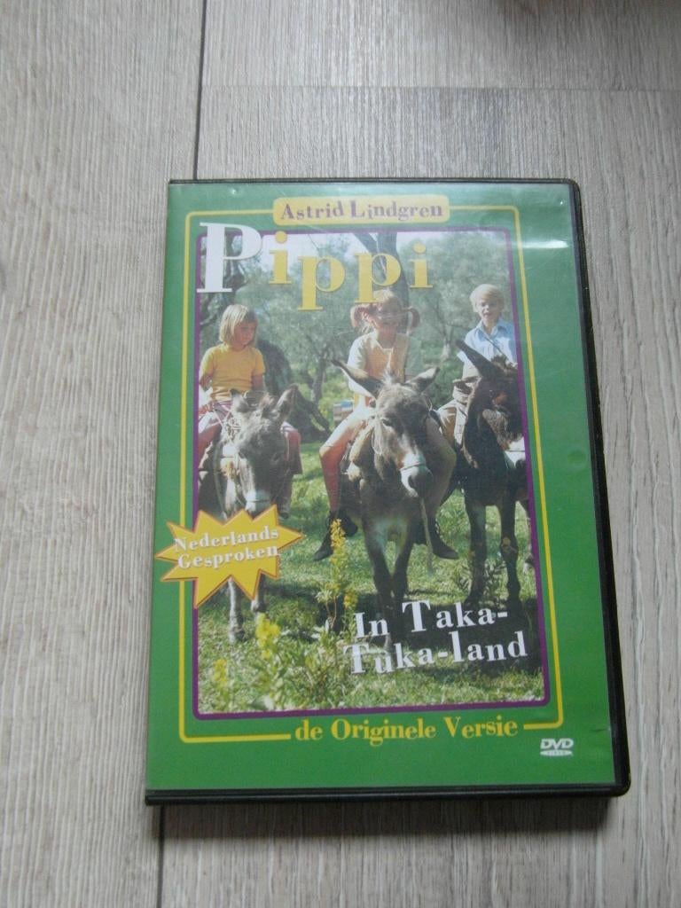 Dvd Pippi in Taka-Tuka-Land - Astrid Lindgren, Alle leeftijden, Ophalen of Verzenden, Zo goed als nieuw, Film