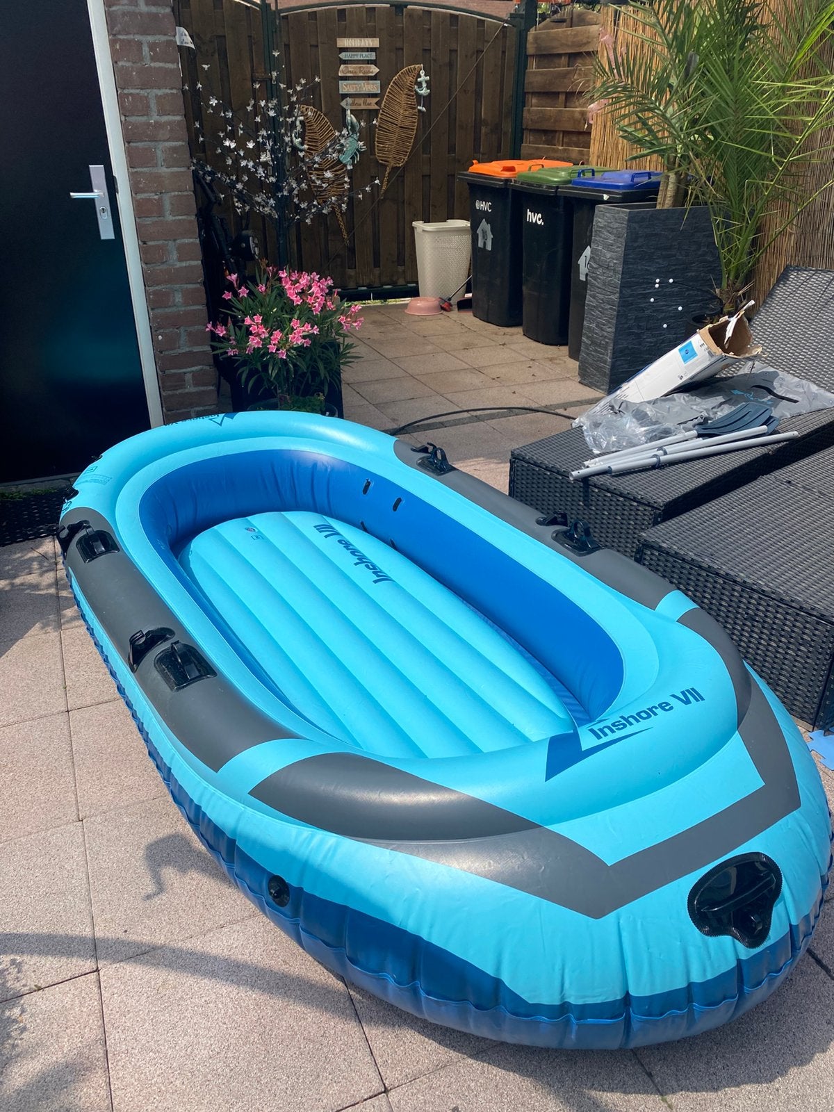 Opblaasbare roeiboot, Ophalen of Verzenden, Zo goed als nieuw
