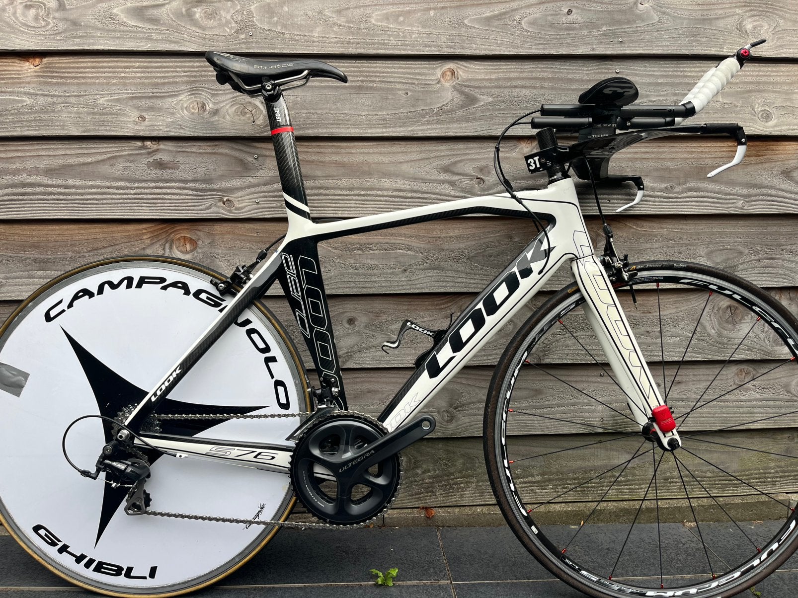 LOOK Aero tijdritfiets, Fietsen en Brommers, Fietsen | Racefietsen, Gebruikt, Carbon, Meer dan 20 versnellingen, 53 tot 57 cm