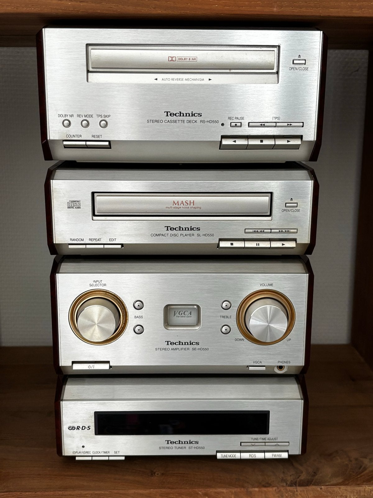 Technics HD550 Hifi Set met Speakers & afstandsbediening, Gebruikt, Cassettedeck, Losse componenten, Ophalen