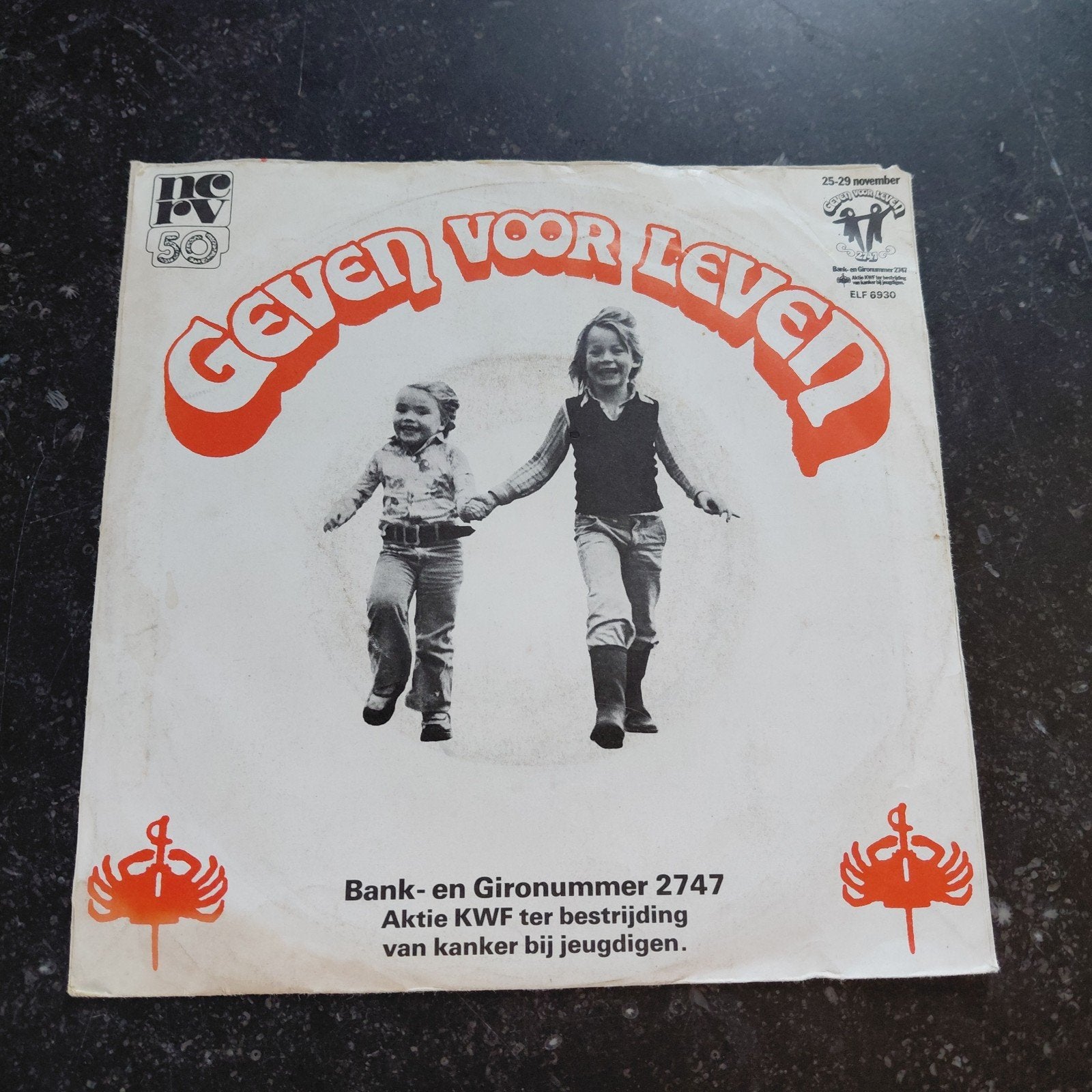Geven Voor Leven - KWF Aktie (Single), Ophalen of Verzenden, Gebruikt, Single