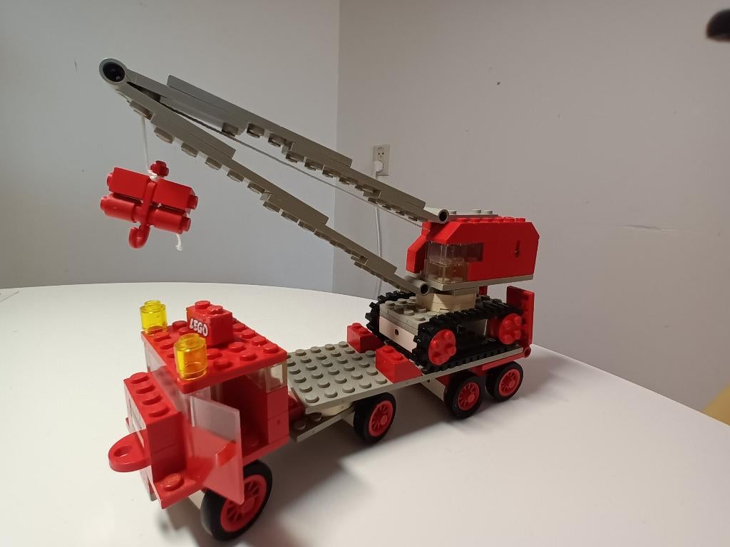 LEGO 337-2: Truck met Kraan en Rupsbanden (1969), Ophalen of Verzenden, Gebruikt