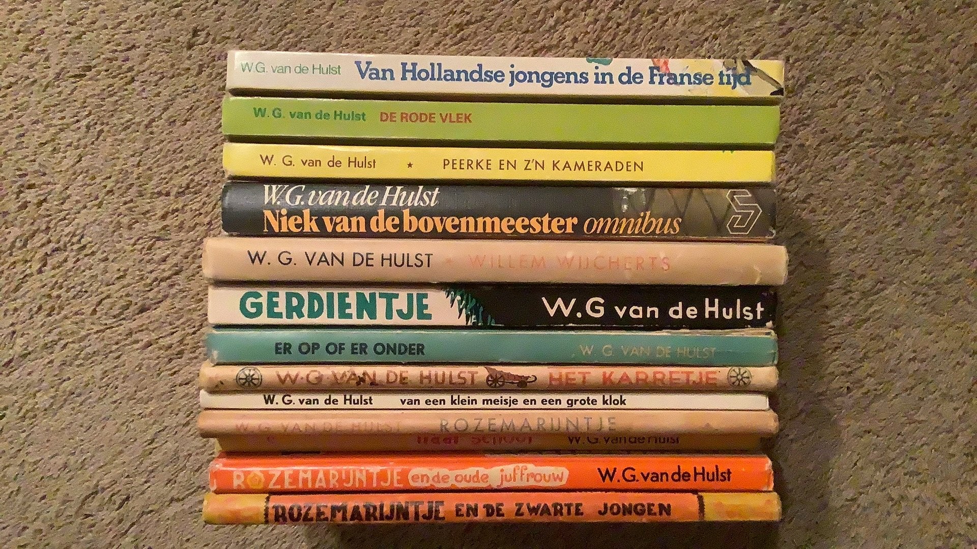 W.G. van de Hulst, 13x: Rozemarijntje - Het karretje - Niek, Boeken, Ophalen of Verzenden, Zo goed als nieuw, W.G. van de Hulst