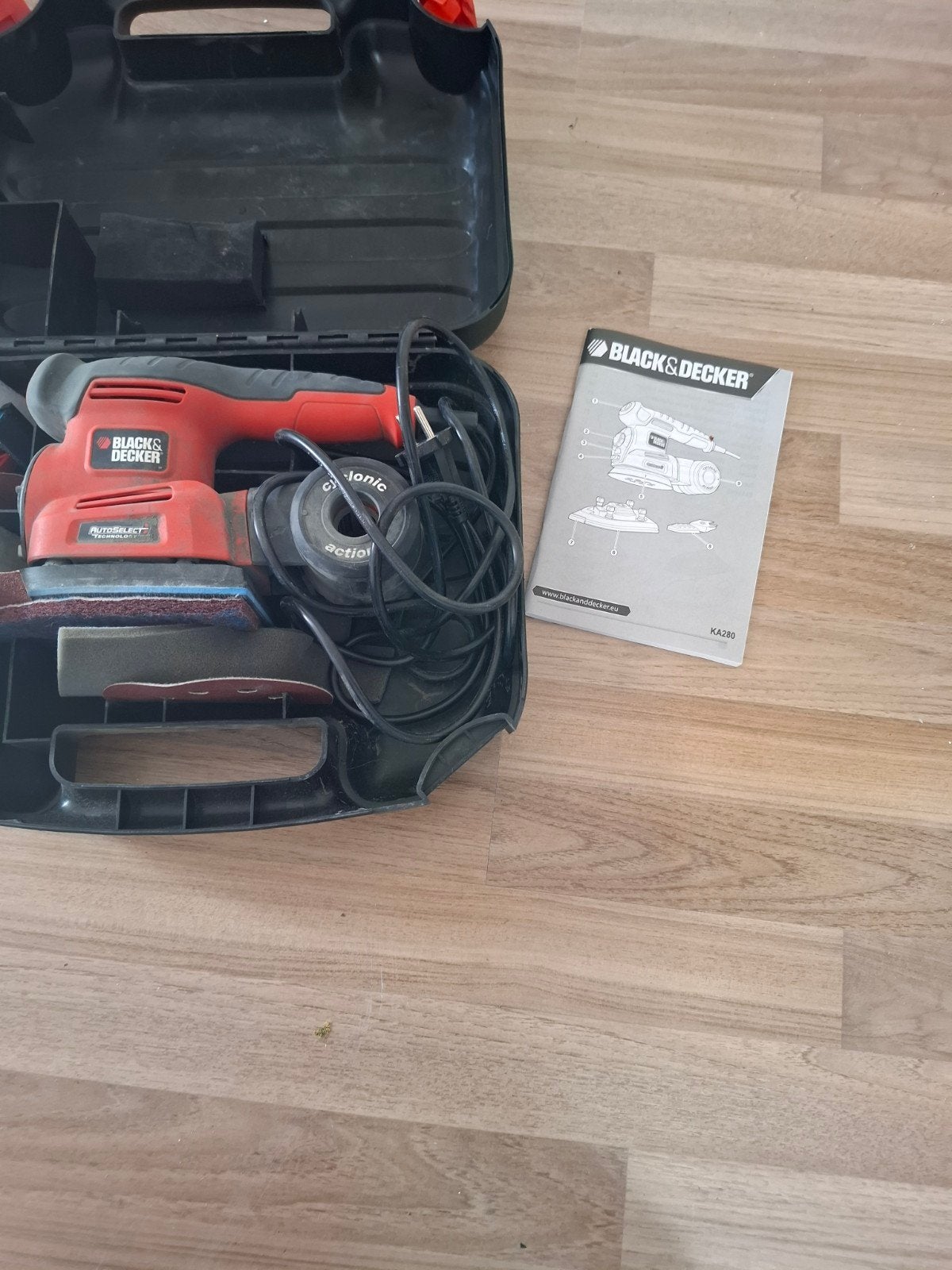 Black & Decker KA280 Autoselect Multischuurmachine, Doe-het-zelf en Verbouw, Gereedschap | Schuurmachines, Ophalen, Gebruikt, Minder dan 600 watt