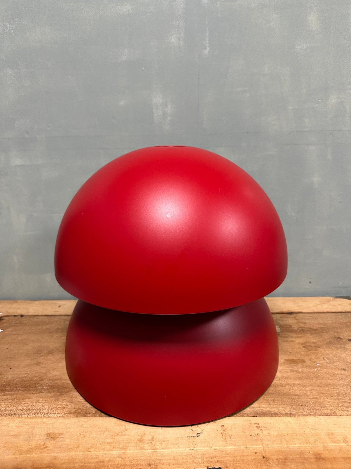 Vintage Ikea Brasa 365+ rood hanglamp 2 stuks, Ophalen of Verzenden, Zo goed als nieuw