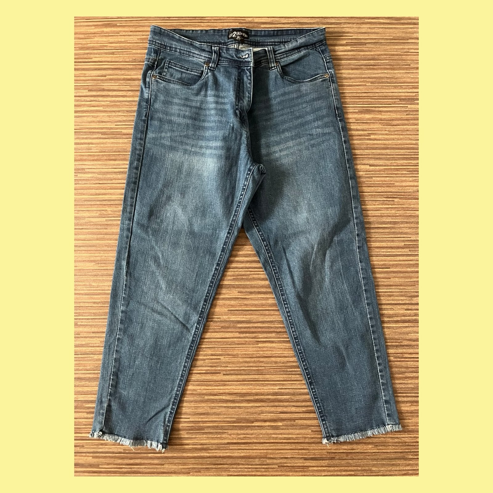 Dames spijkerbroek jeans UP2FASHION maat 42, Verzenden, Zo goed als nieuw, Blauw, Overige jeansmaten