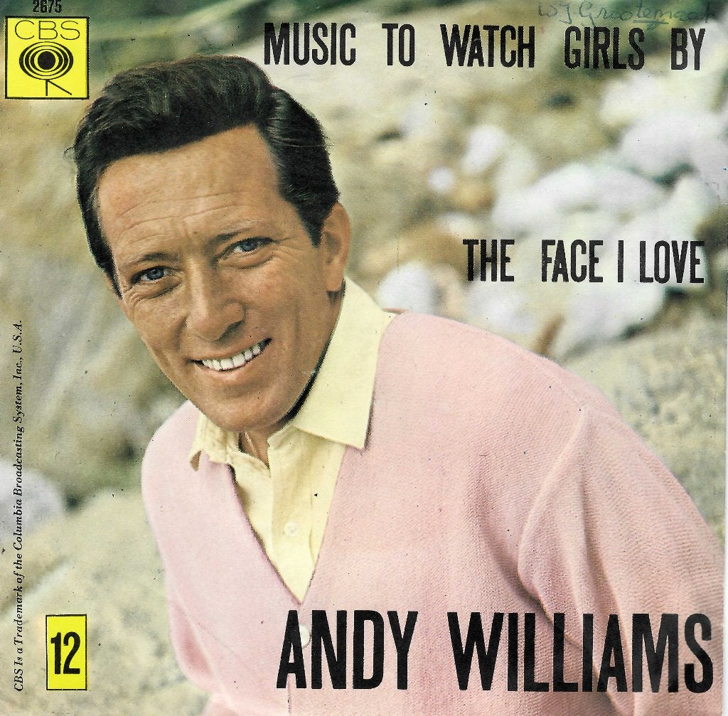 Andy Williams - Music to Watch Girls By - CBS 2675 (1967), Cd's en Dvd's, Gebruikt, 7 inch, Ophalen of Verzenden, Pop