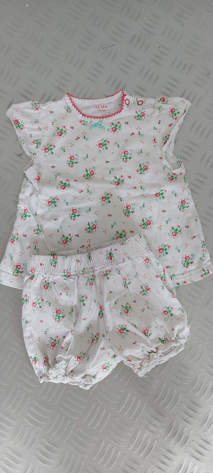 Zomerpyama hema 74/80, Nacht- of Onderkleding, Gebruikt, Meisje, Ophalen of Verzenden