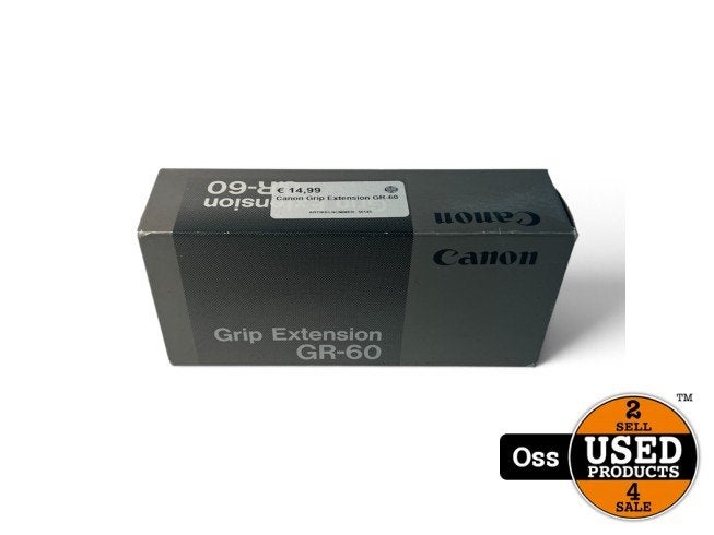 Canon Grip Extension GR-60, Canon, Zo goed als nieuw, Support@canon.com, 30-2, Shimomaruko 3-chome, Ohta-ku
Tokyo 146-8501
Japan