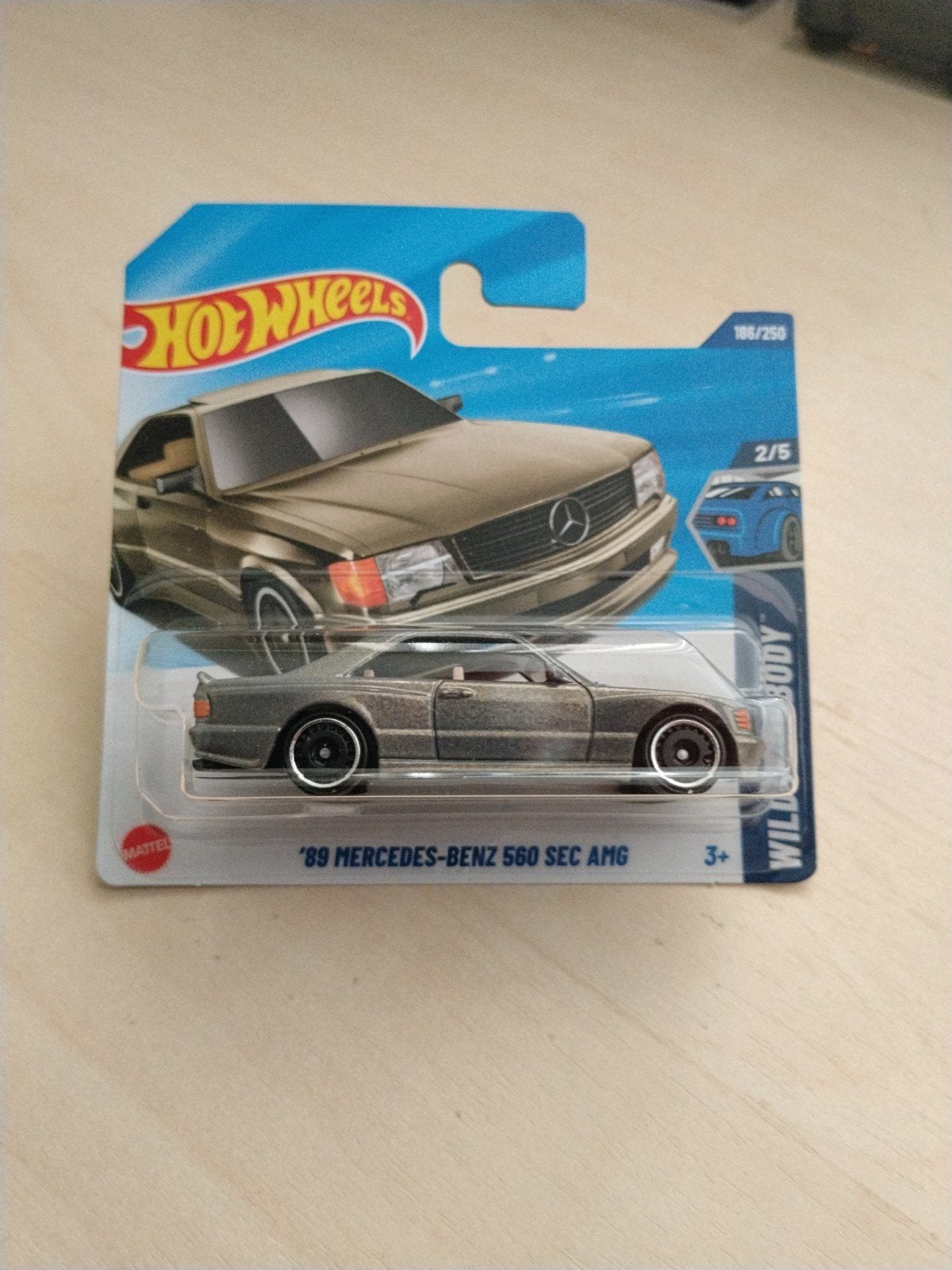 Hotwheels '89 Mercedes Benz 560 SEC AMG hot wheels, Ophalen of Verzenden, Nieuw, Auto