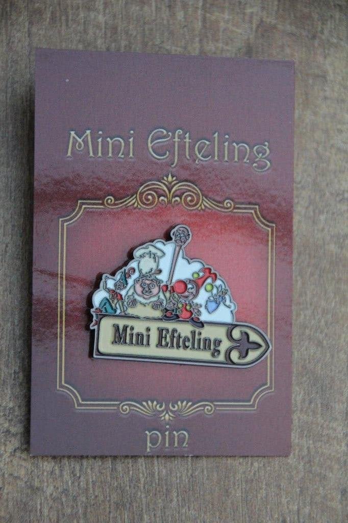efteling pin  mini Efteling logo pijl, Ophalen of Verzenden, Zo goed als nieuw, Button of Speldje