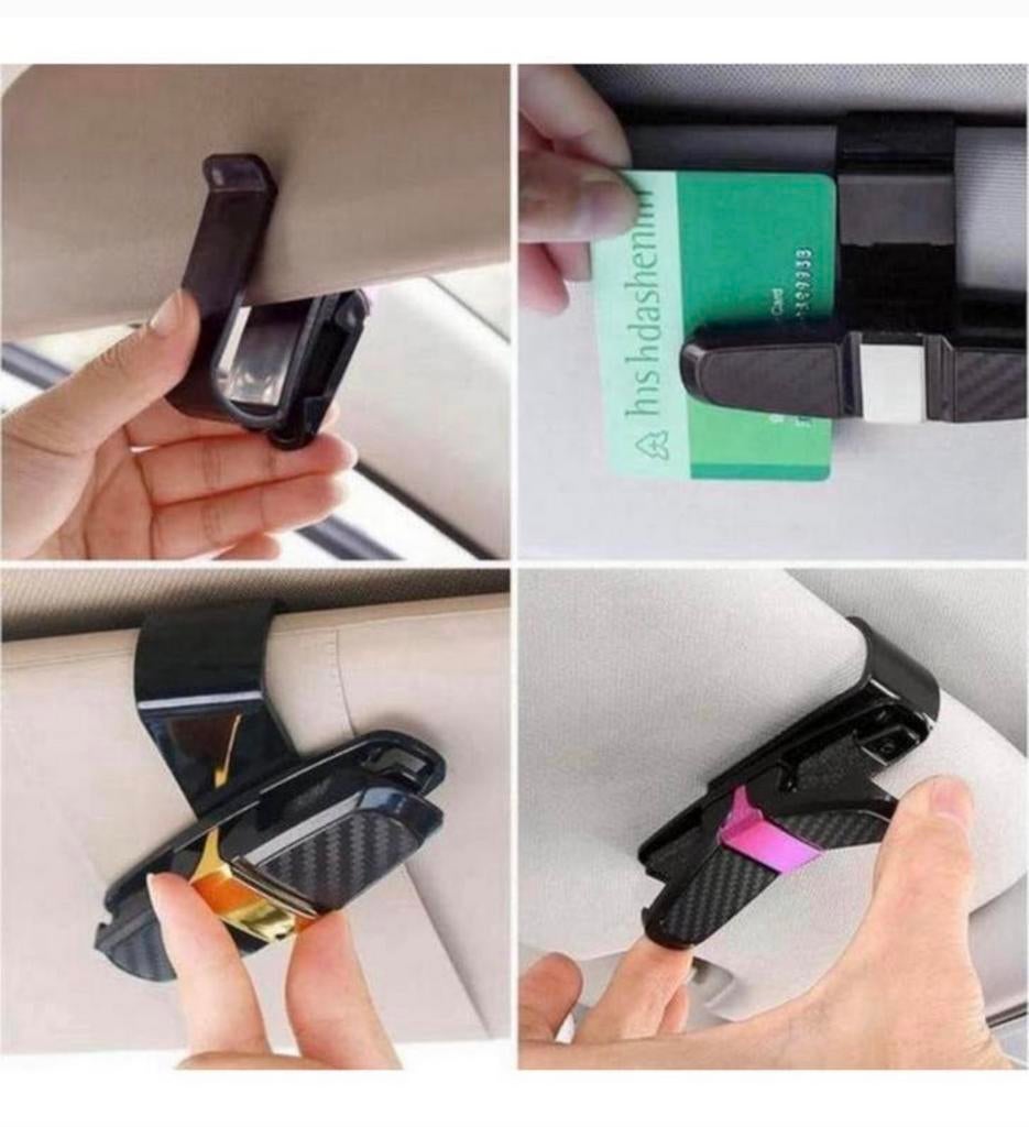 8 X auto organizer clips tassenhouder zonnebril houder pasje, Nieuw, Ophalen of Verzenden, H, H