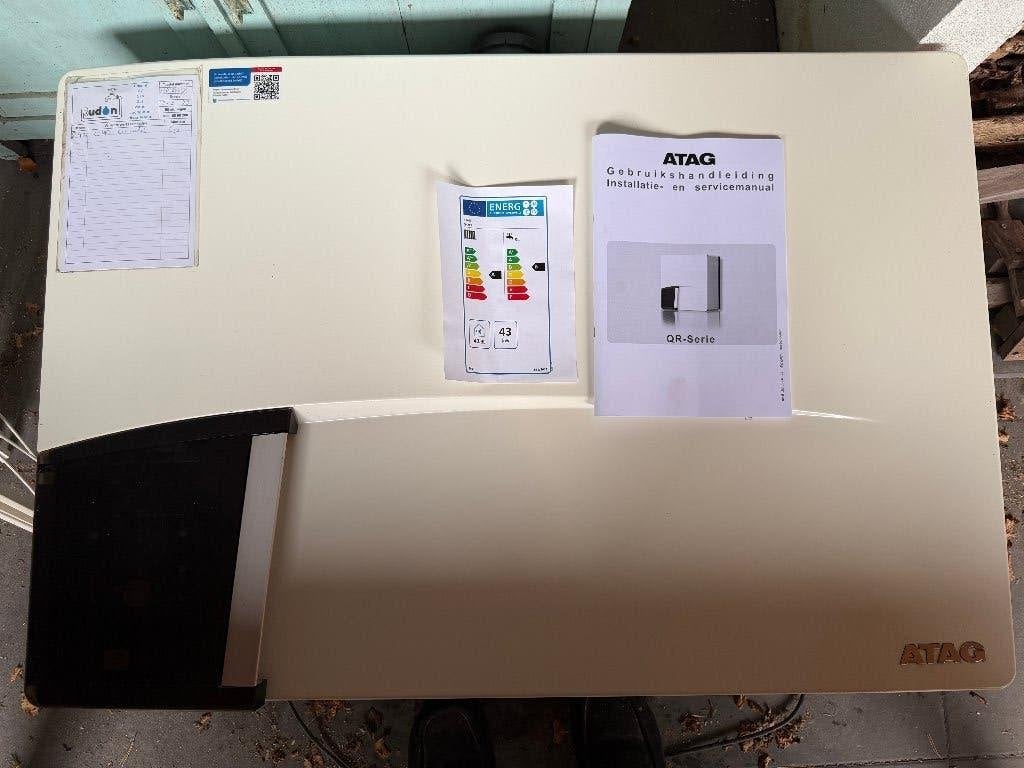 CV-ketel ATAG Q42CR (cw6), Ophalen, 30 tot 80 cm, Gebruikt, Hoog rendement (Hr)