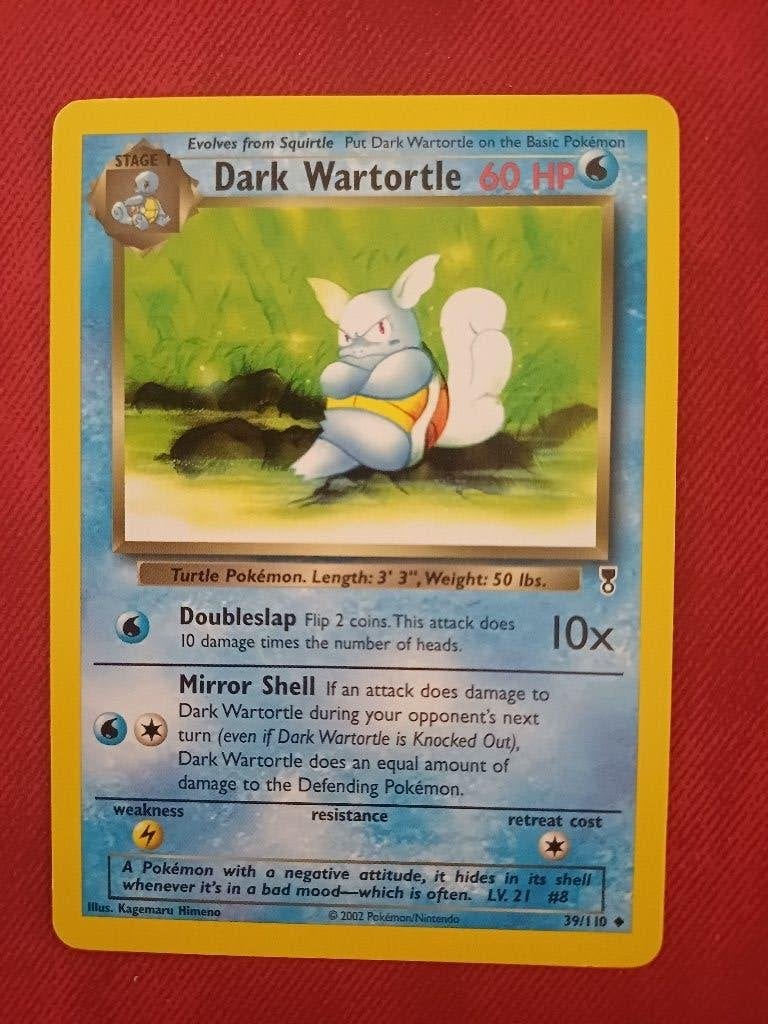 Pokémon Dark Wartortle 39/110-Legendary Collection 2002-EX, Verzenden, Zo goed als nieuw, Losse kaart