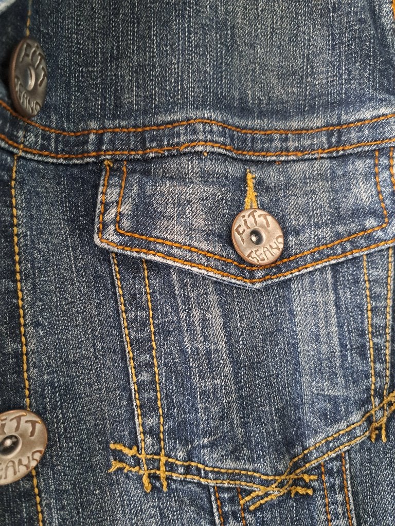 Jas 48   Fitt Jeans, Fitt Jeans, Blauw, Maat 46/48 (XL) of groter, Ophalen of Verzenden