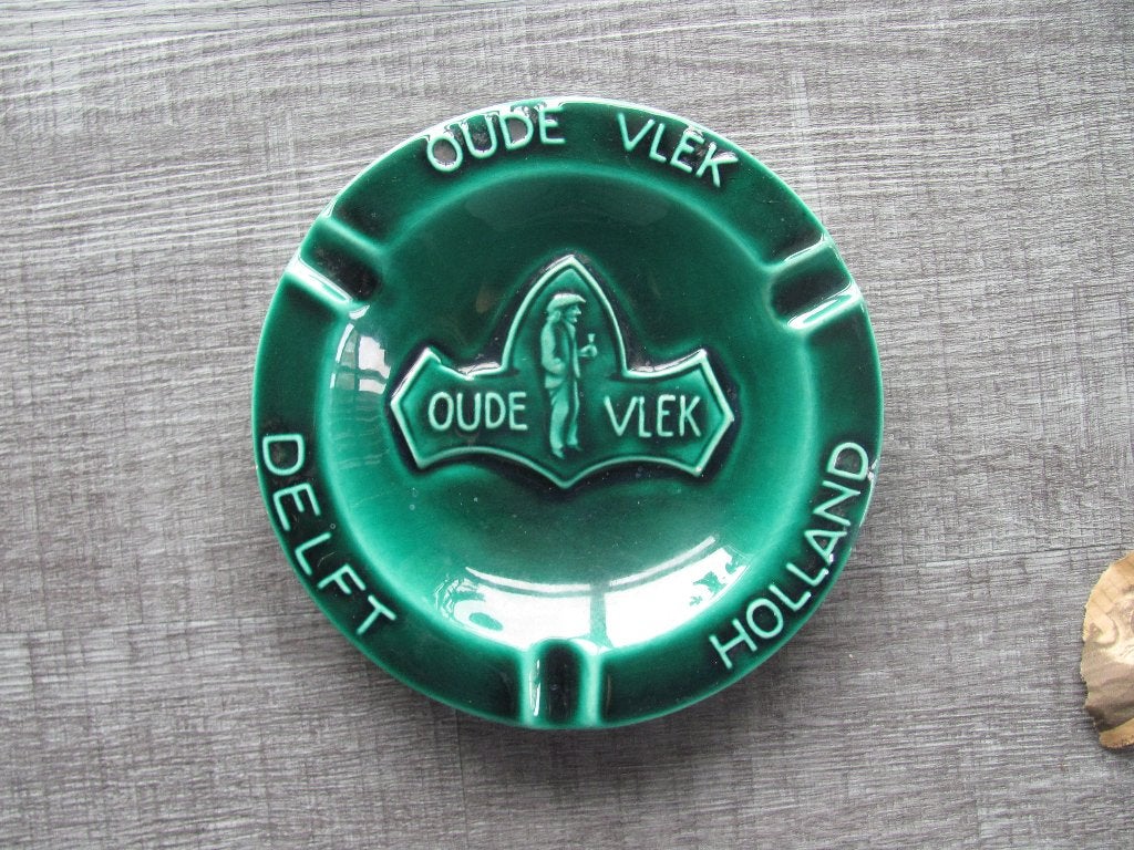 Asbakken oude vlek delft - Henri Vlek, Ophalen of Verzenden, Zo goed als nieuw, Asbak