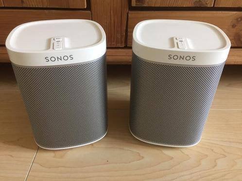 2x Sonos Play 1 (wit)., Audio, Tv en Foto, Luidsprekers, Stereo speakers, Zo goed als nieuw, 60 tot 120 watt, Sonos