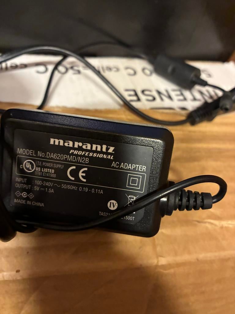 Marantz ac adapter pmd660 of pmd661 marantz professional, Ophalen of Verzenden, Marantz