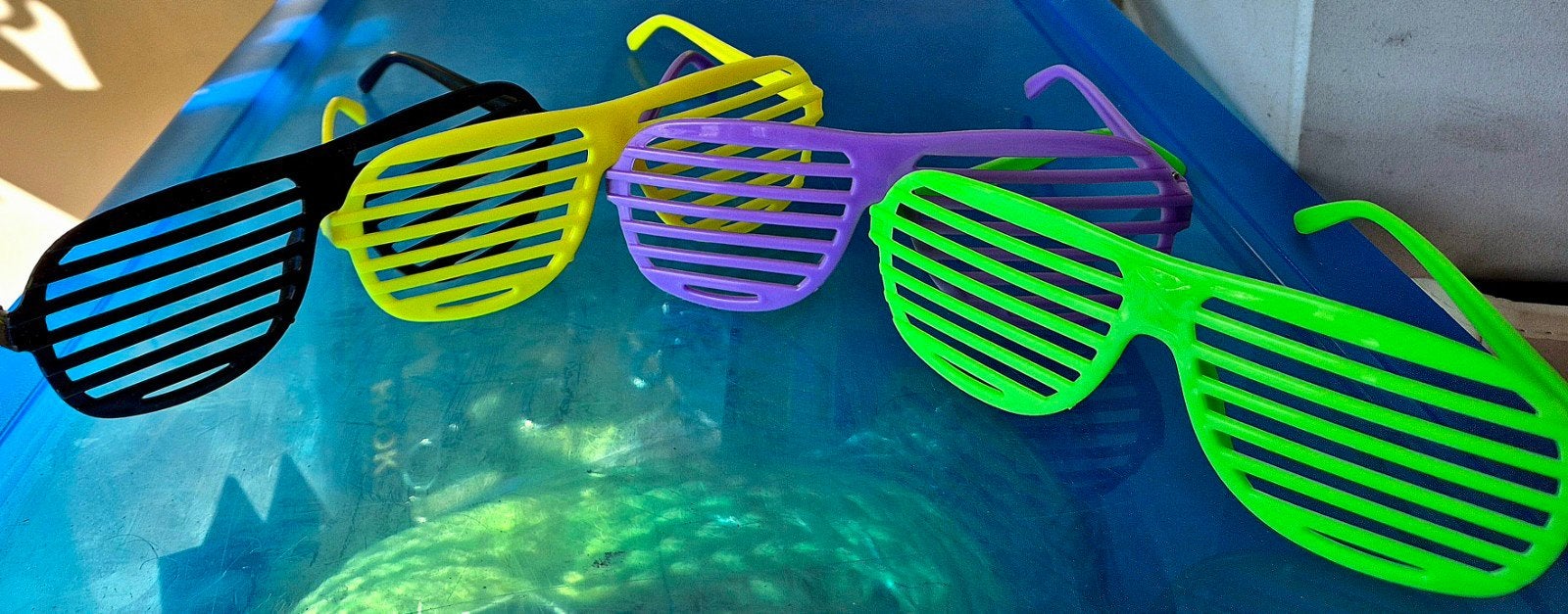 4 Shutter Shades Feestbrillen - Diverse Kleuren, Ophalen of Verzenden, Nieuw