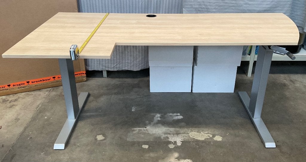 Bureau, Ophalen, Zit-sta bureau, Actiforce, Zo goed als nieuw