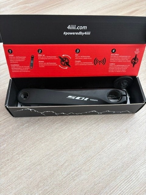 Powermeter 4iiii 150 precision 3 175mm, Crankstel of Pedalen, 4iiii, Ophalen of Verzenden, Zo goed als nieuw