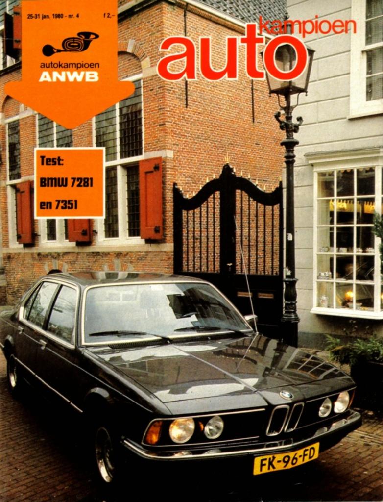 Autokampioen dubbeltest BMW 728i en 735i,1980, Ophalen of Verzenden, Gelezen, BMW