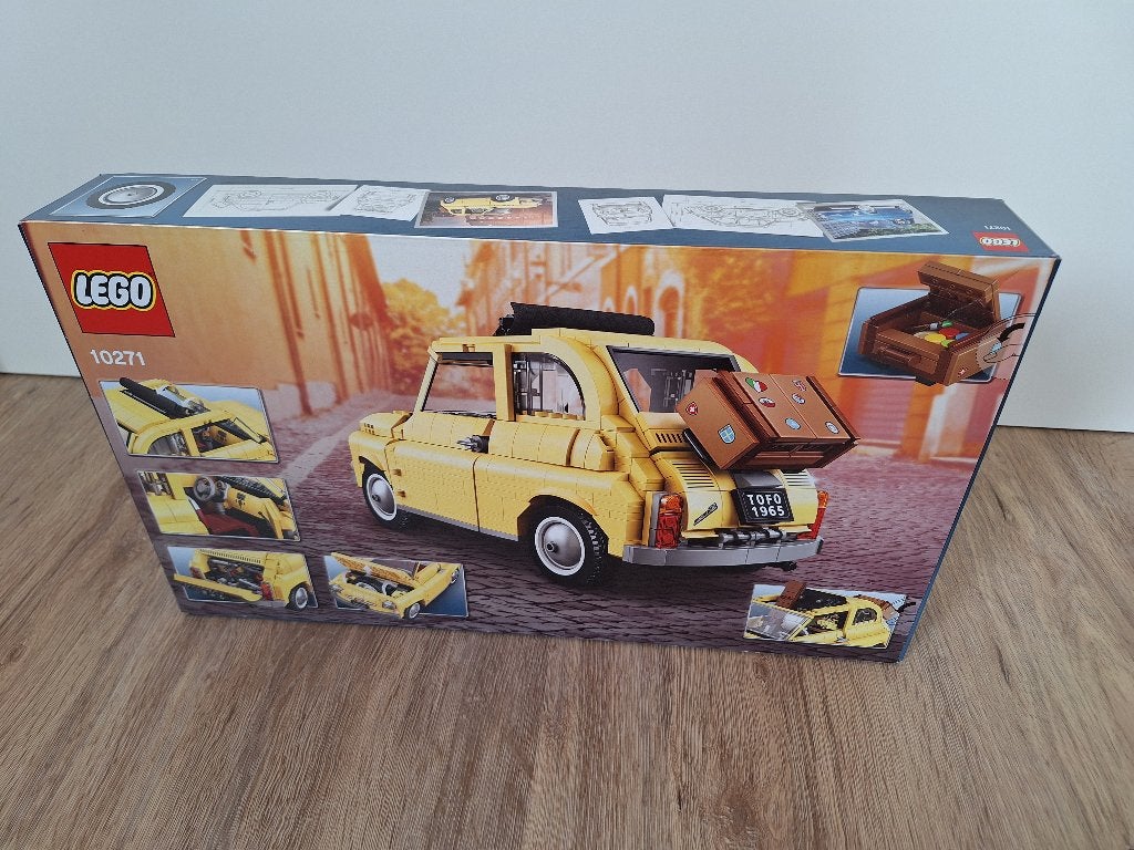 Lego 10271 Creator Expert Fiat 500 Geel, Ophalen, Lego, Nieuw, Complete set