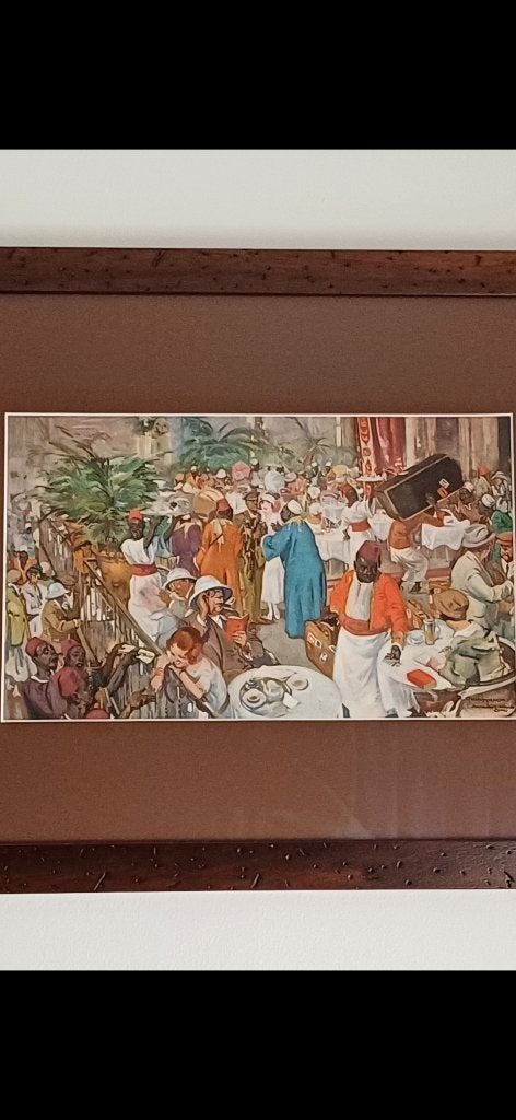 Piet van der Hem steendruk 1924, Antiek en Kunst, Ophalen