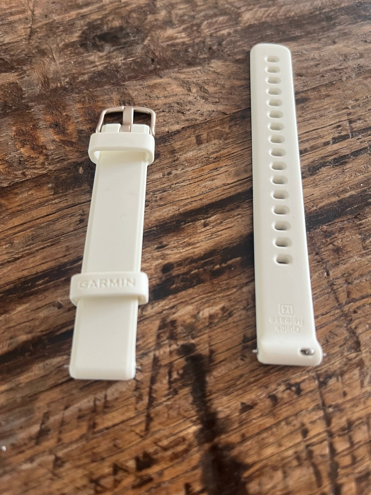 Garmin Quick Release Horlogebandje - Crème/Wit, Ophalen of Verzenden, Zo goed als nieuw, Wit, Android