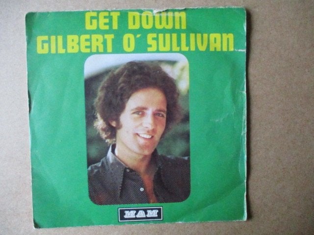 s3722 gilbert o sullivan - get down, Ophalen, Gebruikt, Overige genres, 7 inch