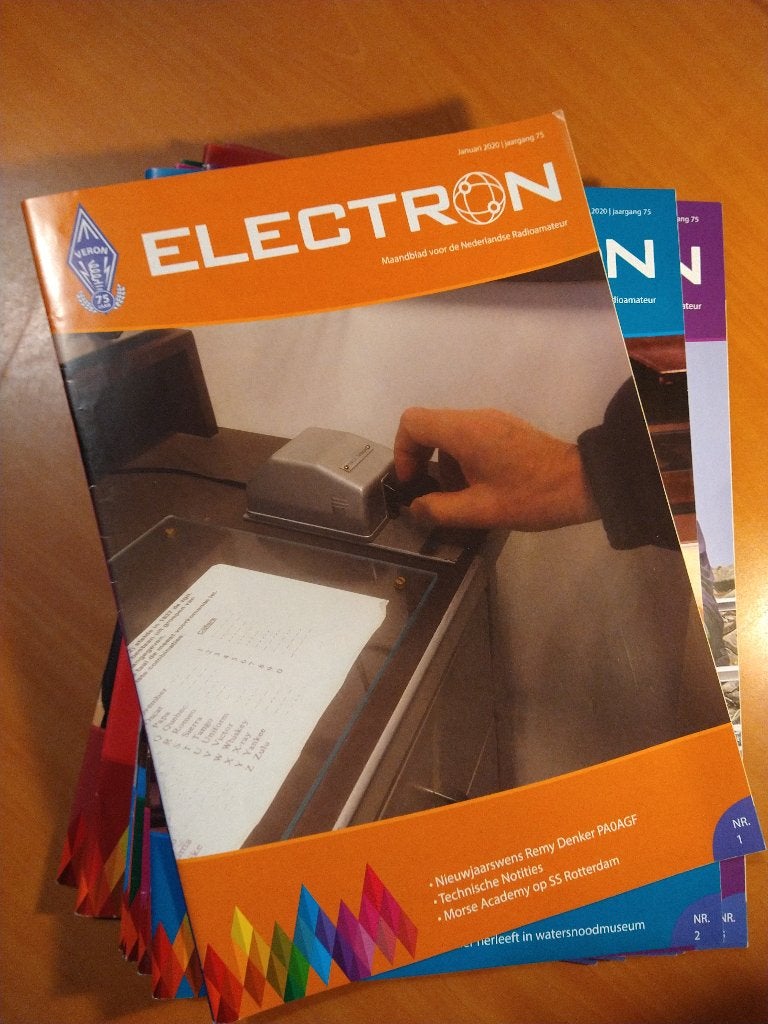 Electron. Maandblad voor de Nederlandse Radioamateur. 2020, Ophalen of Verzenden, Zo goed als nieuw