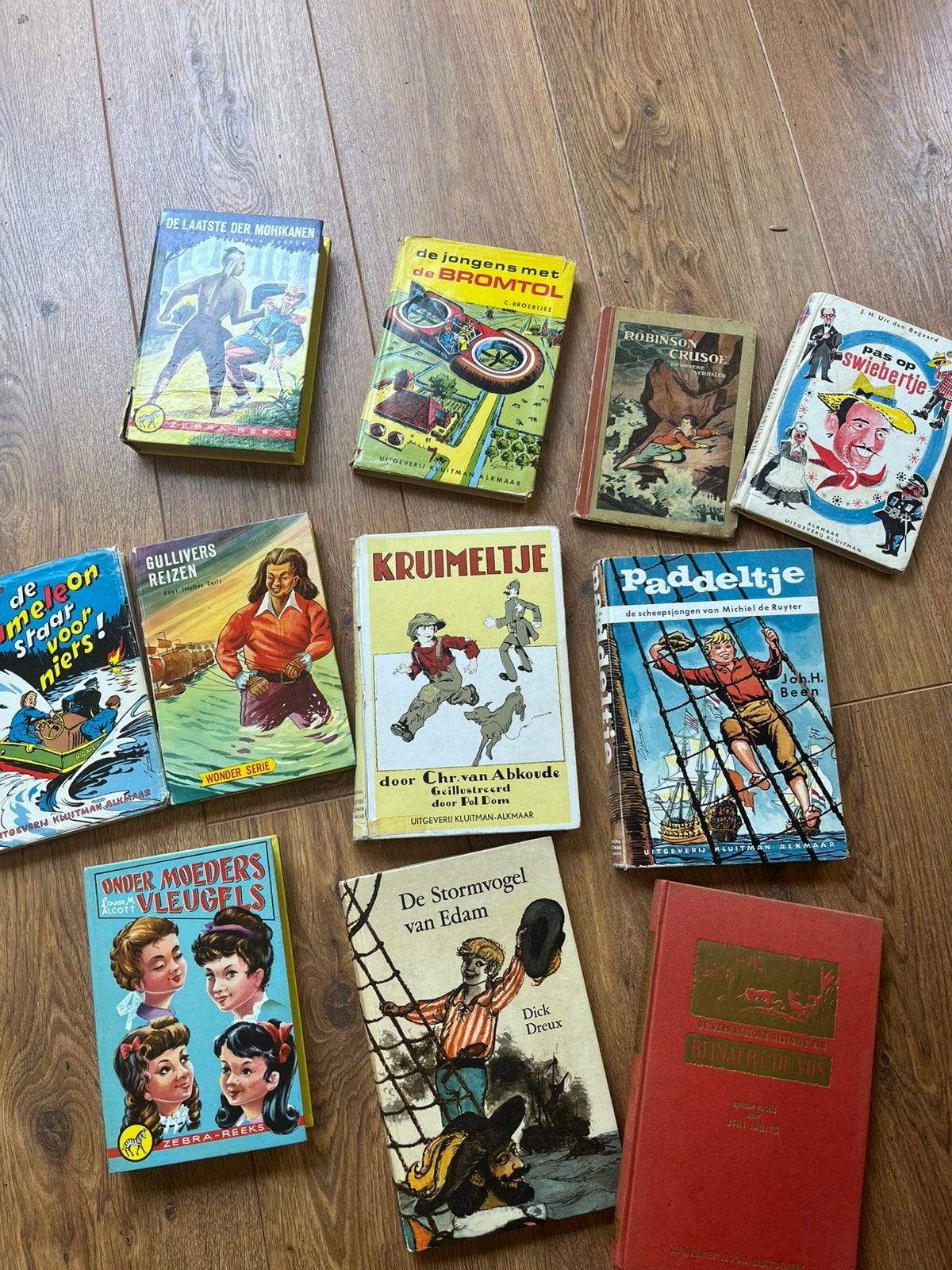 Leuke oude kinderboeken, doos vol, Ophalen of Verzenden