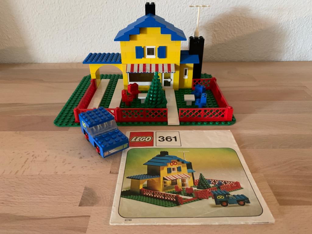 Lego classic 361 tea garden café, Kinderen en Baby's, Speelgoed | Duplo en Lego, Ophalen of Verzenden, Gebruikt